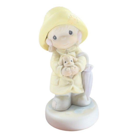 1992 Precious Moments AN EVENT FOR ALL SEASONS Ceramic Porcelain Figurine VTG - Picture 1 of 10